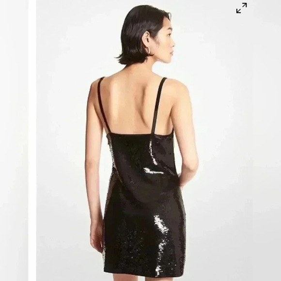 MICHAEL MICHAEL KORSSequined Mesh Tank Dress - Picture 2 of 6